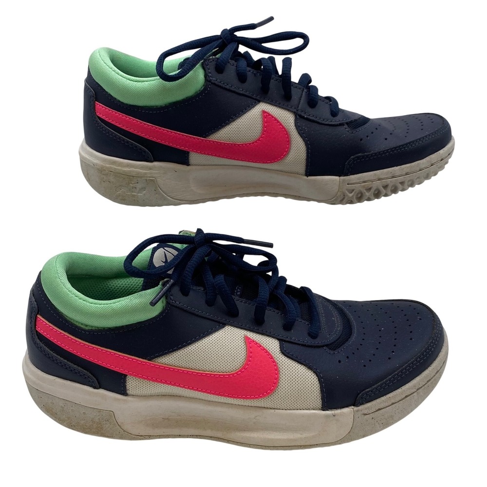Nike Court Zoom Lite 3 Mens 6 Obsidian Hyper Pink DH0626-402 Sneakers